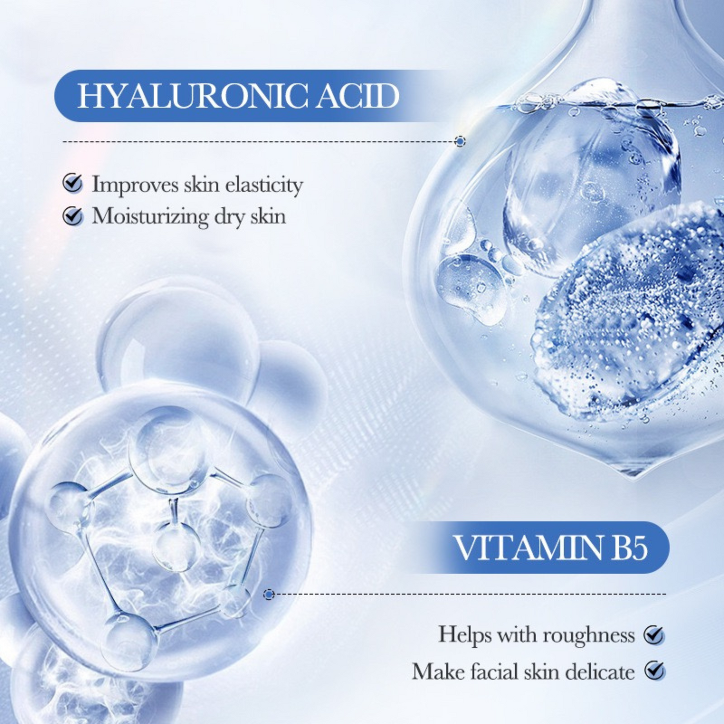 SADOER Vitamin B3 B5 Q10 Glow Mask Set 12pcs