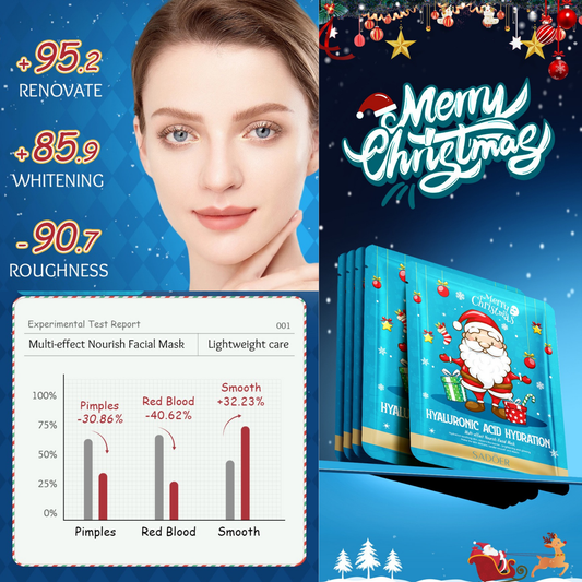 SADOER Christmas Glow Mask Set 12pcs