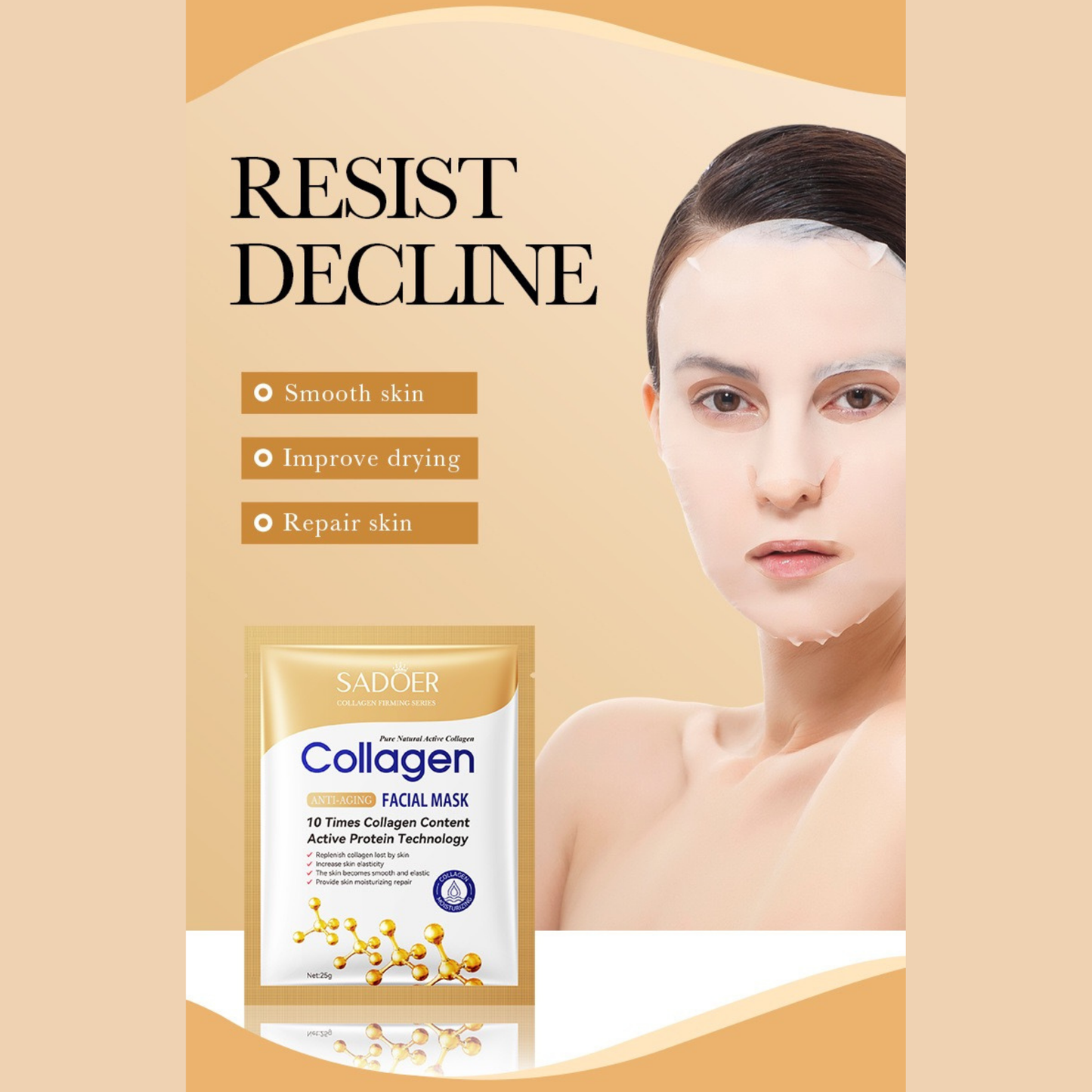 Radiant Renewal Collagen Mask Set 12pcs
