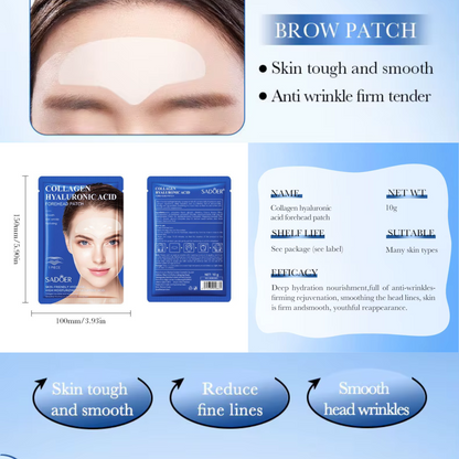 SADOER Forehead Smoothing Collagen Patch 12pcs