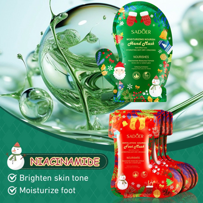 SADOER Ultimate Hydration 5 Hand & 5 Foot Mask Set
