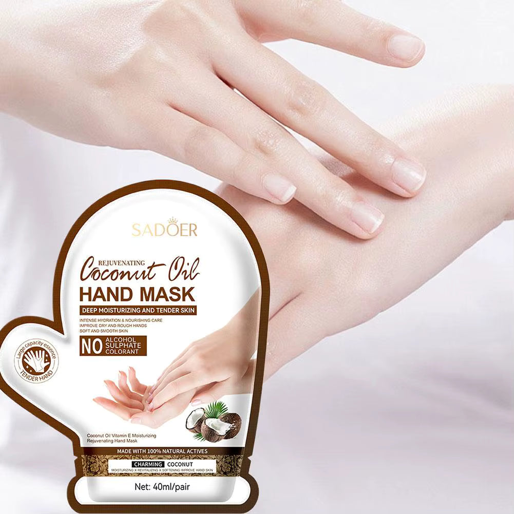 SADOER Coconut Oil Hand Mask 6 PCS