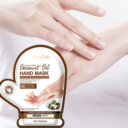 SADOER Coconut Oil Hand Mask 6 PCS