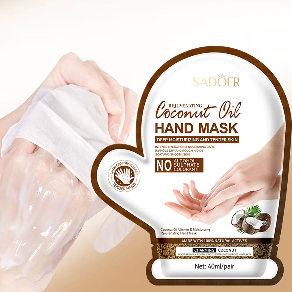 SADOER Coconut Oil Hand Mask 6 PCS