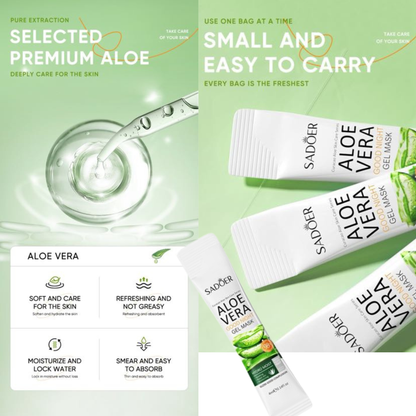 SADOER Aloe Vera Good Night Gel Mask 24pcs