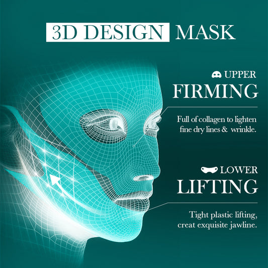 SADOER Peptide Collagen 3D Lifting Firming Facial Mask 12pcs