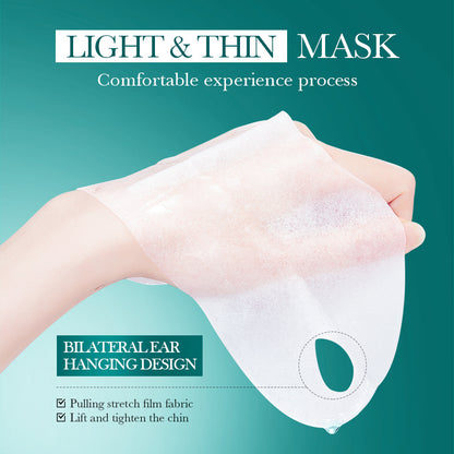 SADOER Peptide Collagen 3D Lifting Firming Facial Mask 12pcs