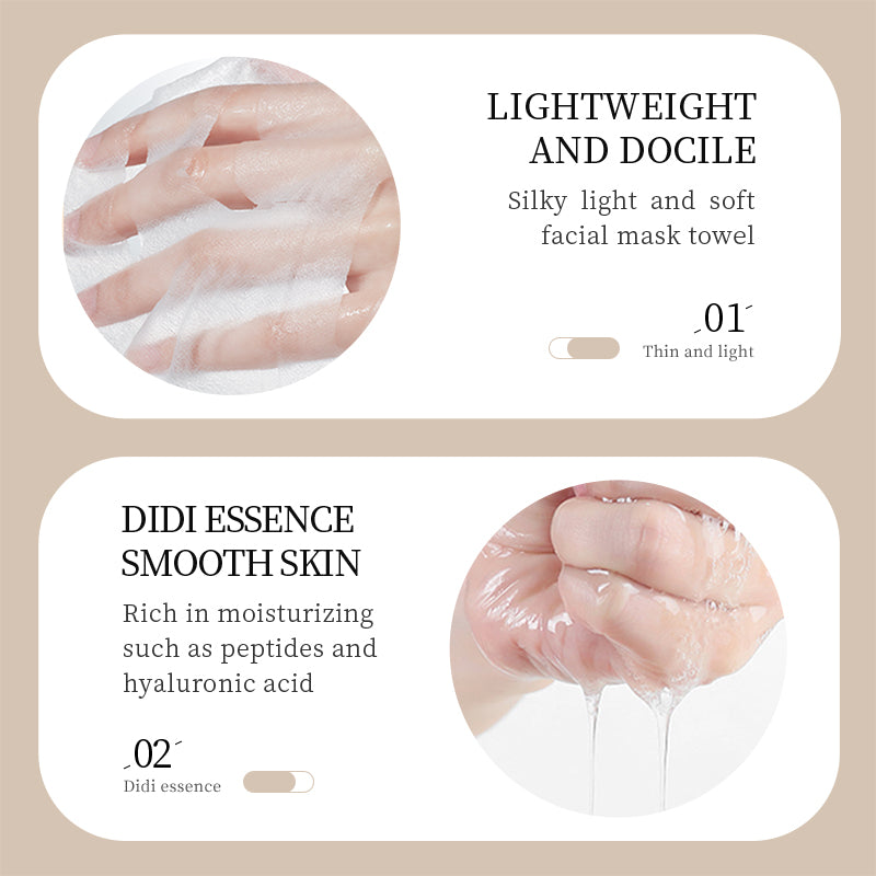 SADOER Oatmeal Hydrating Smoothing Facial Mask 12pcs