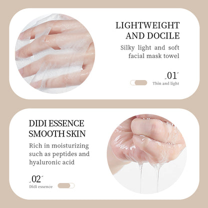 SADOER Oatmeal Hydrating Smoothing Facial Mask 12pcs