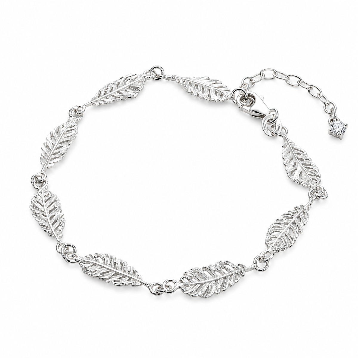 S925 Sterling Silver Nature's Embrace Bracelet