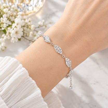 S925 Sterling Silver Nature's Embrace Bracelet