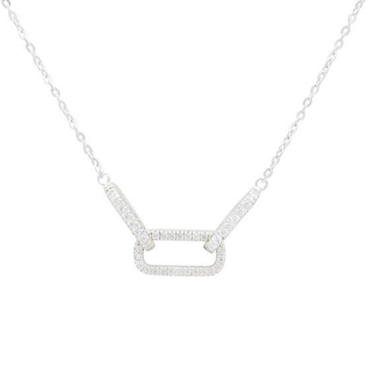 S925 Sterling Silver Sterling Chic Link Necklace