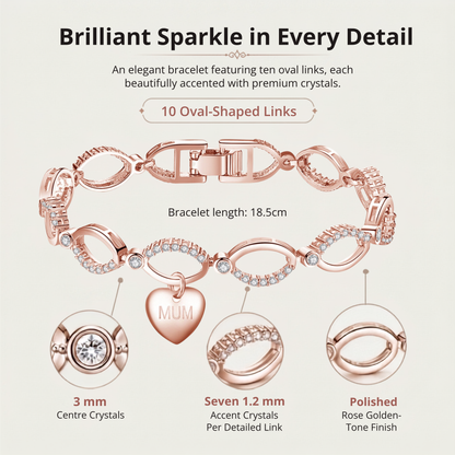 Multi-Link Infinity Mum Bracelet with Message Card