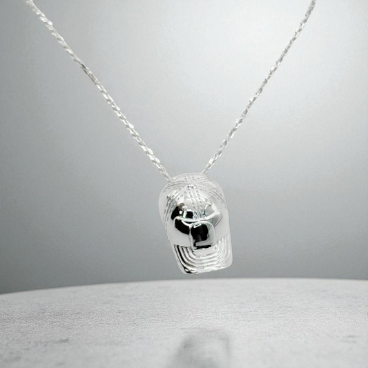 S925 Sterling Silver Iconic Cap Necklace