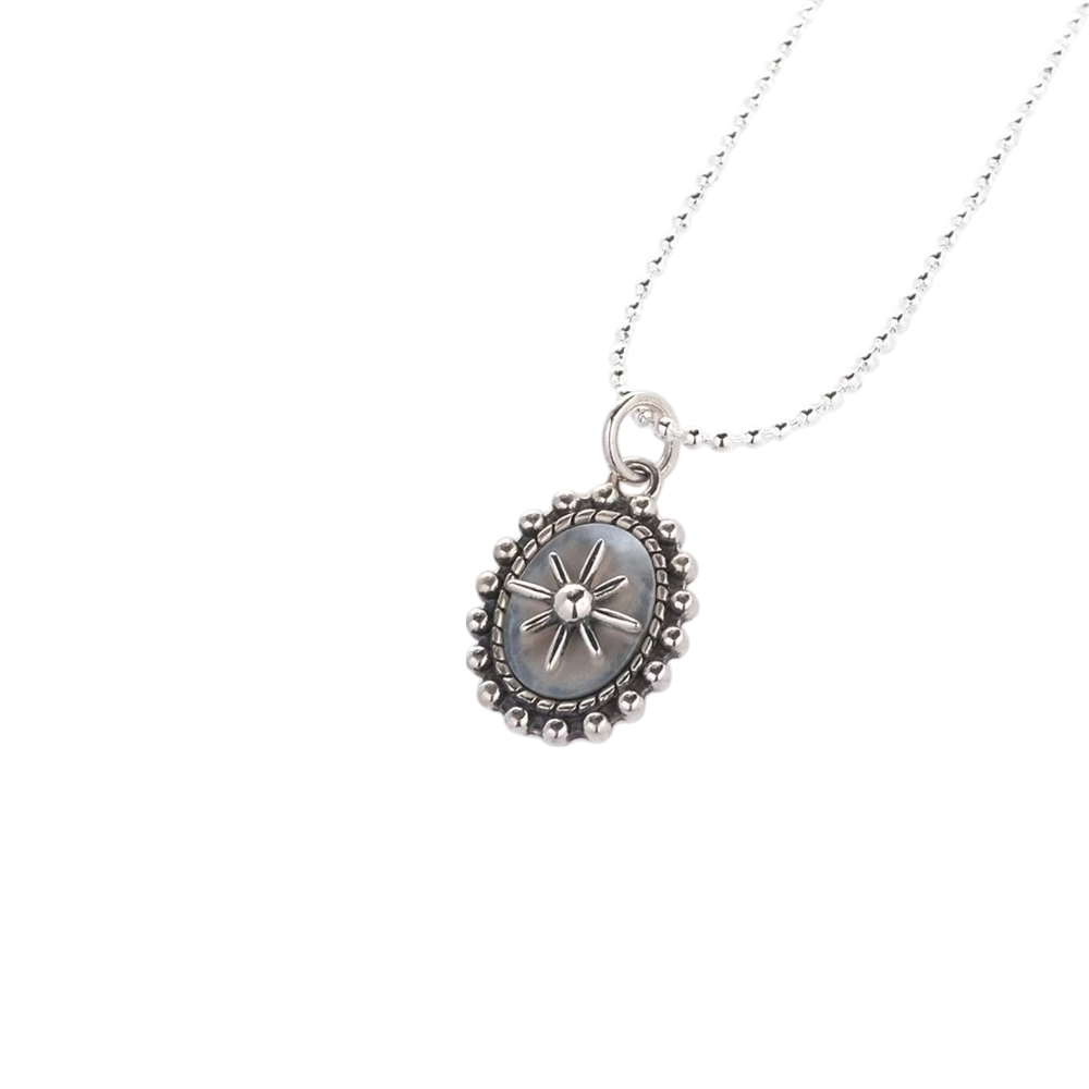 S925 Sterling Silver Guiding Star Amulet Necklace