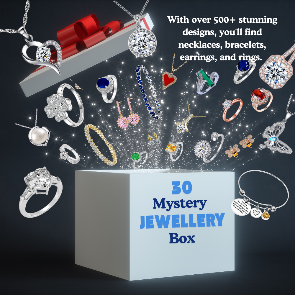 Premium Jewellery Mystery Box – Wholesale Joblot of 30, 50, or 100 Pieces