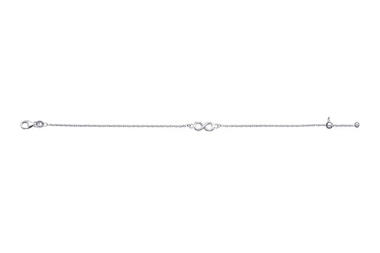 Sterling Silver Infinity Bracelet