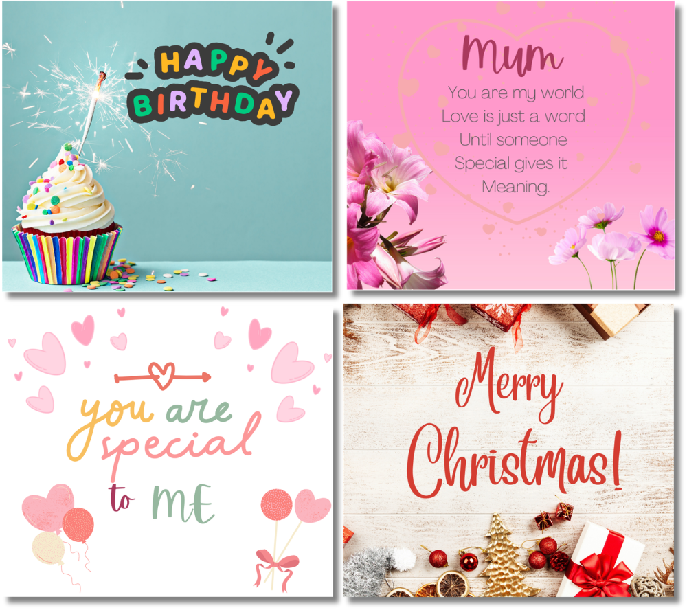 Heart Pendant Necklace, Drop Earrings and Open Ring Jewellery Set with Message and Gift Box – Birthday, Christmas, Mum Gift (Copy)