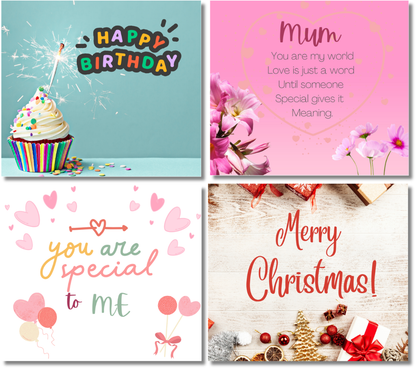 Heart Pendant Necklace, Drop Earrings and Open Ring Jewellery Set with Message and Gift Box – Birthday, Christmas, Mum Gift (Copy)