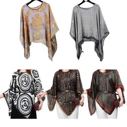 2pcs Summer Beach Holiday Cover Scarf Muti-Functional dress Top 5colours