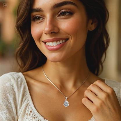 S925 Sterling Silver Reversible Radiance Necklace