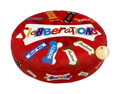 Christmas Chocolate Box Squeaky Dog Toy